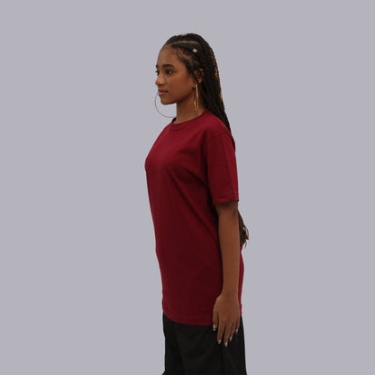 CAMISETA BASICA PREMIUM / VINOTINTO