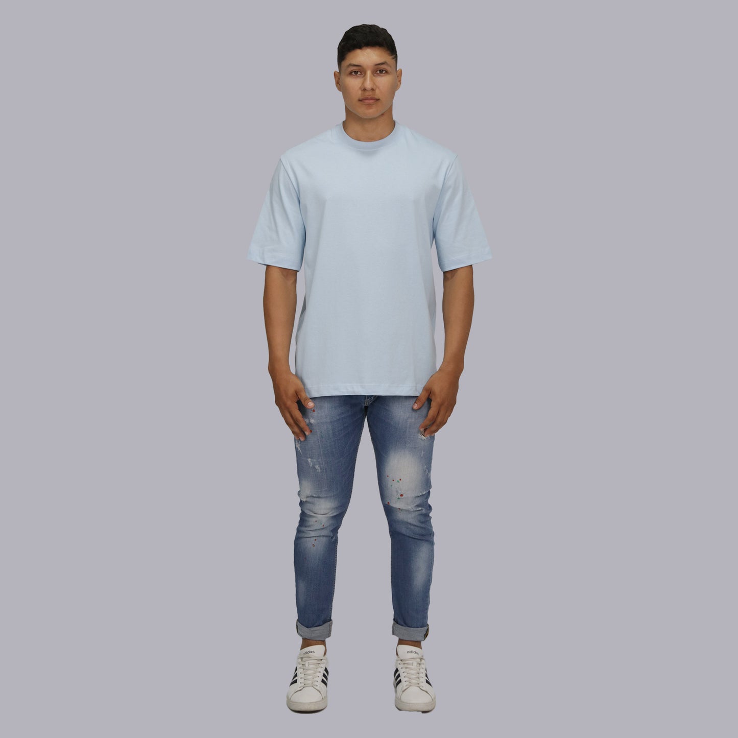 CAMISETA EUROPEA PREMIUM /AZUL MEDIO