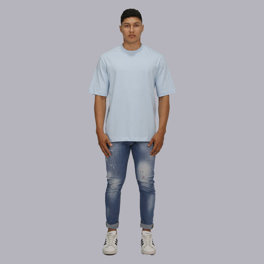 CAMISETA EUROPEA PREMIUM /AZUL MEDIO