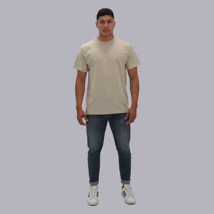 CAMISETA BASICA PREMIUM / KAKI ARENA