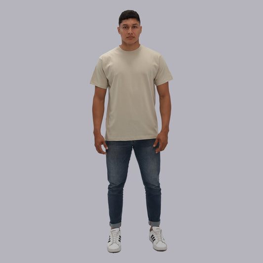 CAMISETA BASICA PREMIUM / KAKI ARENA