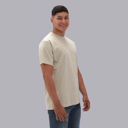 CAMISETA BASICA PREMIUM / KAKI ARENA