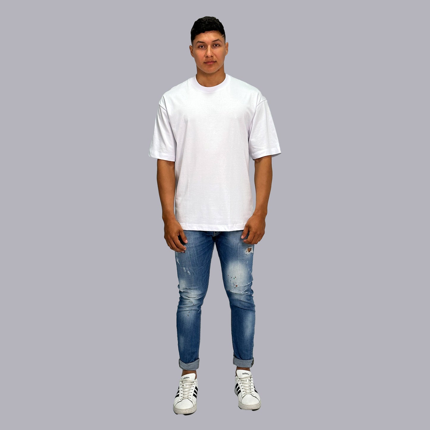 CAMISETA OVERSIZE PREMIUM / BLANCO