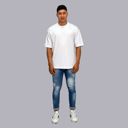 CAMISETA OVERSIZE PREMIUM / BLANCO