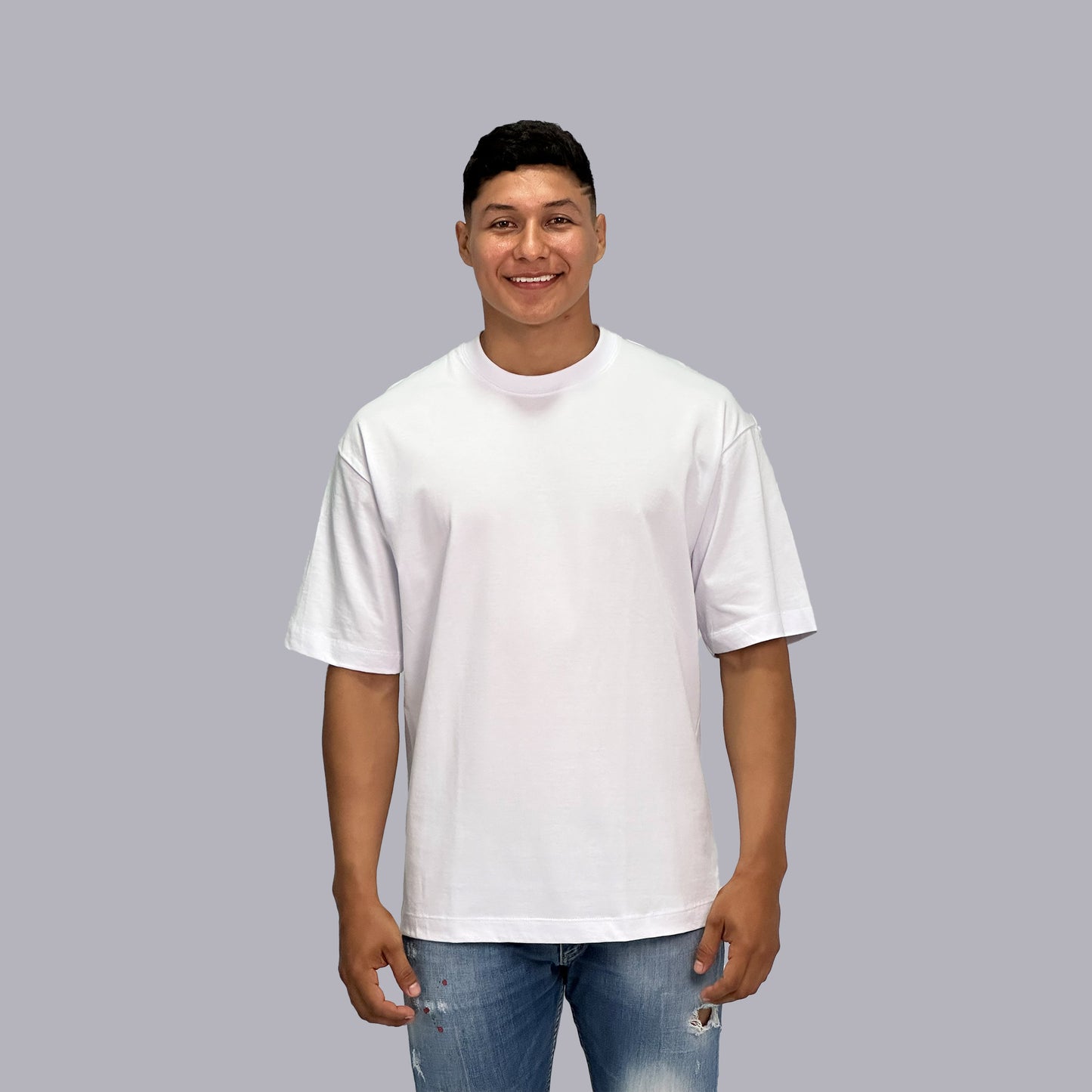 CAMISETA OVERSIZE PREMIUM / BLANCO