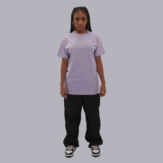 CAMISETA BASICA PREMIUM / VIOLETA PASTEL
