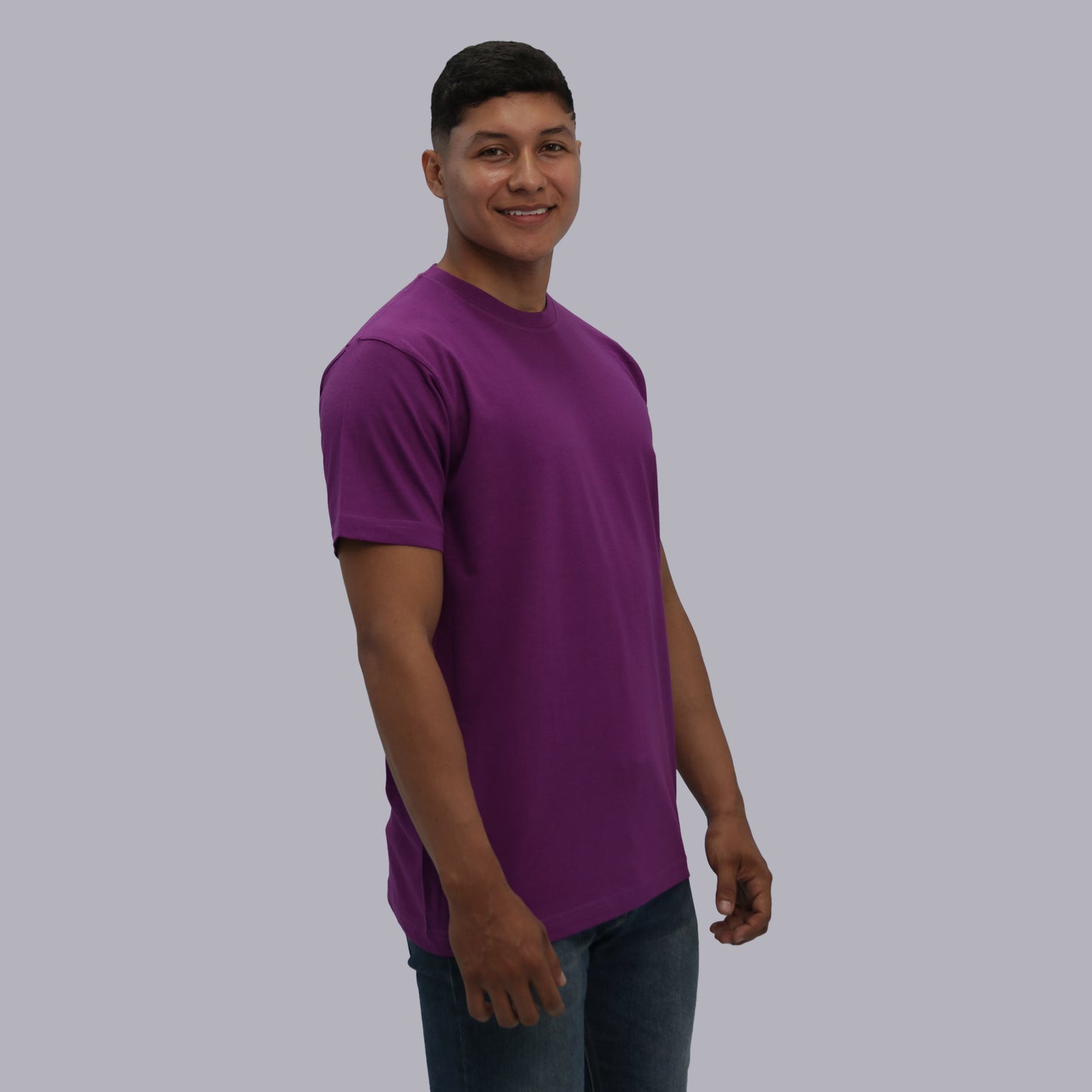 CAMISETA BASICA PREMIUM / MORADO