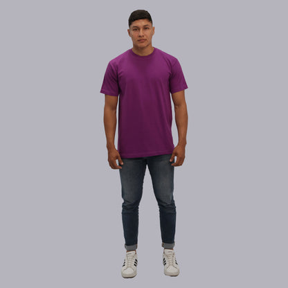 CAMISETA BASICA PREMIUM / MORADO
