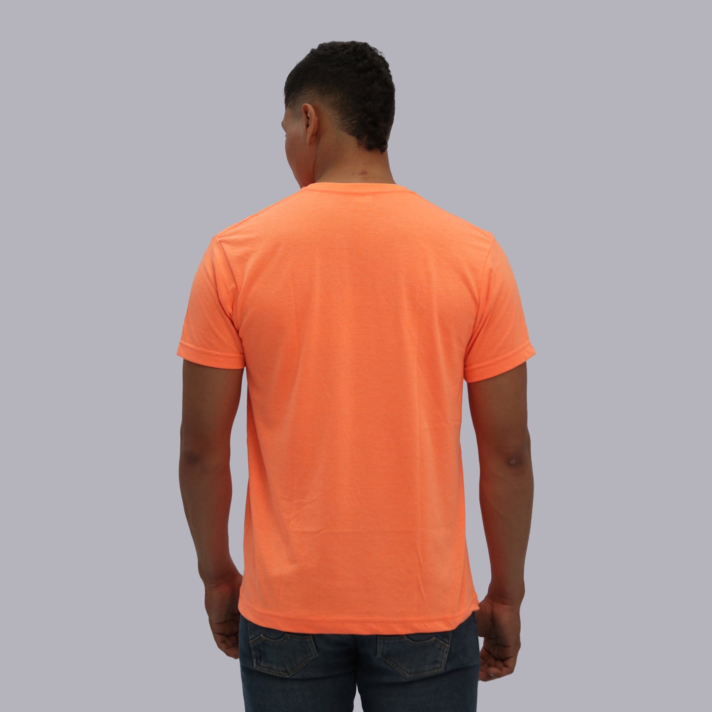 CAMISETA BASICA PREMIUM / NARANJA NEON