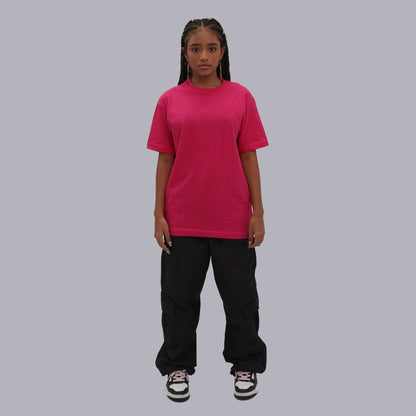 CAMISETA BASICA PREMIUM / ROSA NEON