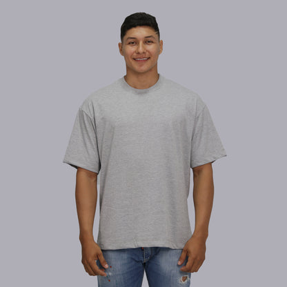 CAMISETA OVERSIZE PREMIUM / GRIS JASPED