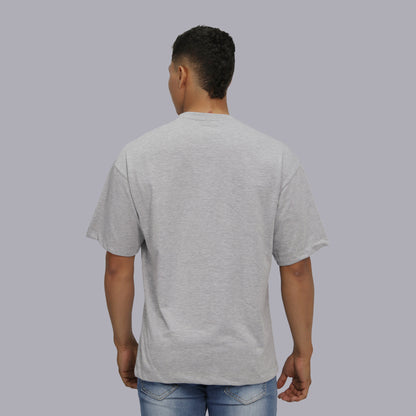 CAMISETA OVERSIZE PREMIUM / GRIS JASPED