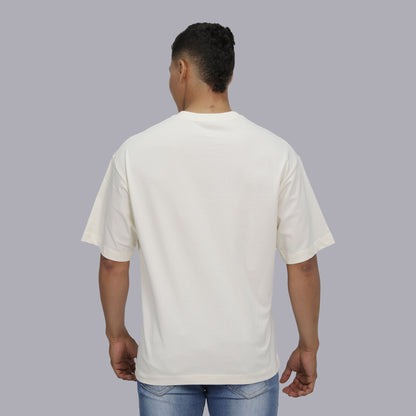 CAMISETA OVERSIZE PREMIUM / MARFIL