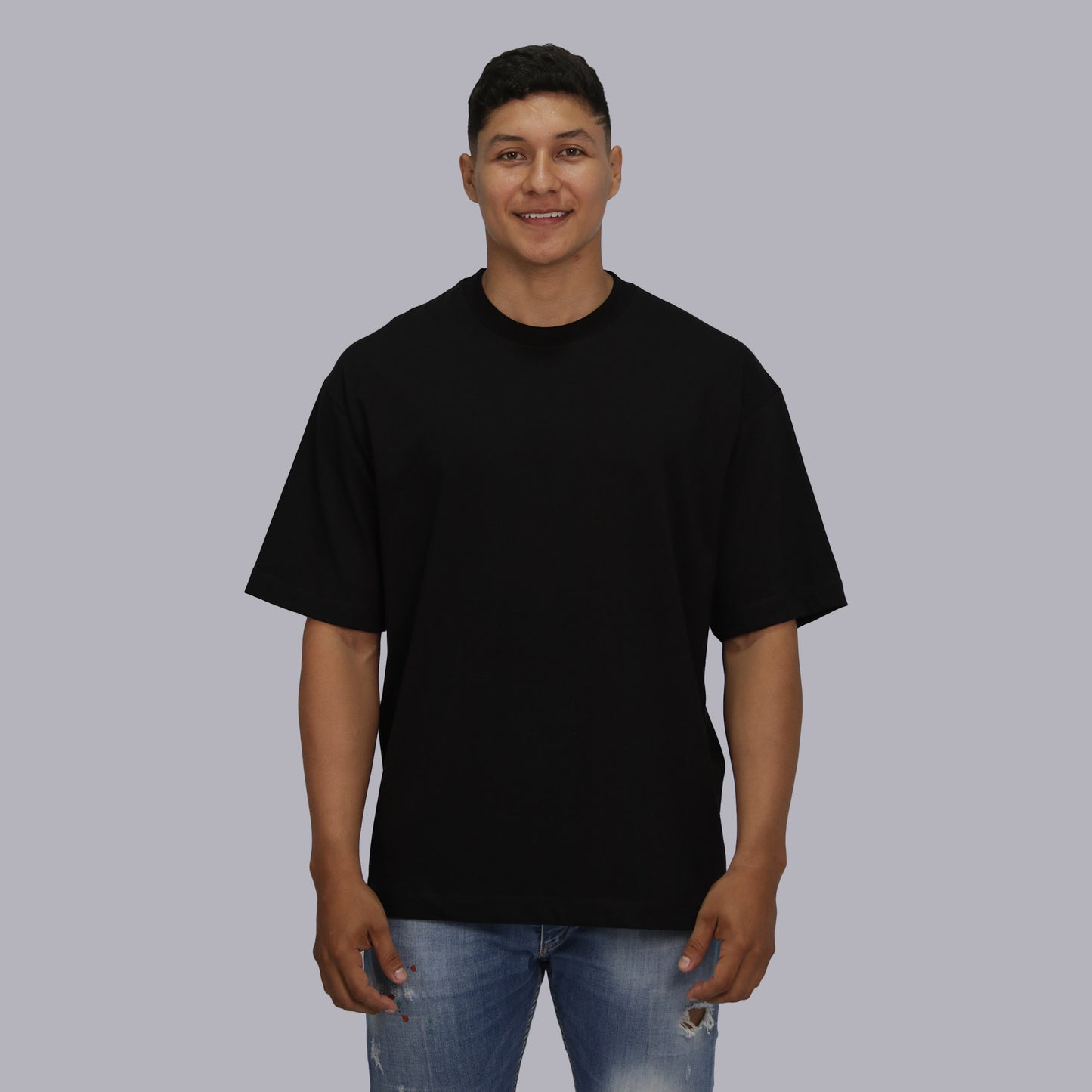 CAMISETA OVERSIZE PREMIUM / NEGRO