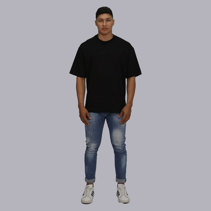 CAMISETA OVERSIZE PREMIUM / NEGRO
