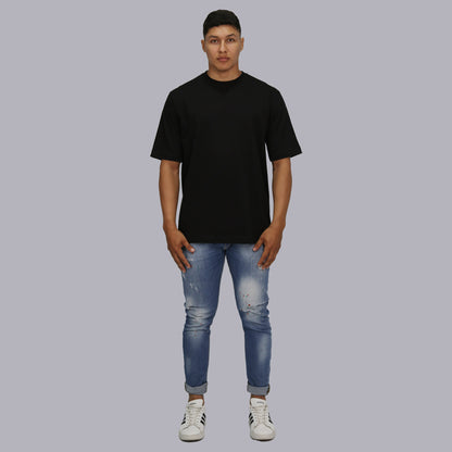 CAMISETA EUROPEA PREMIUM / NEGRO