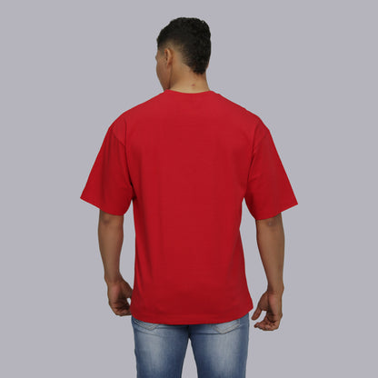 CAMISETA OVERSIZE PREMIUM / ROJO
