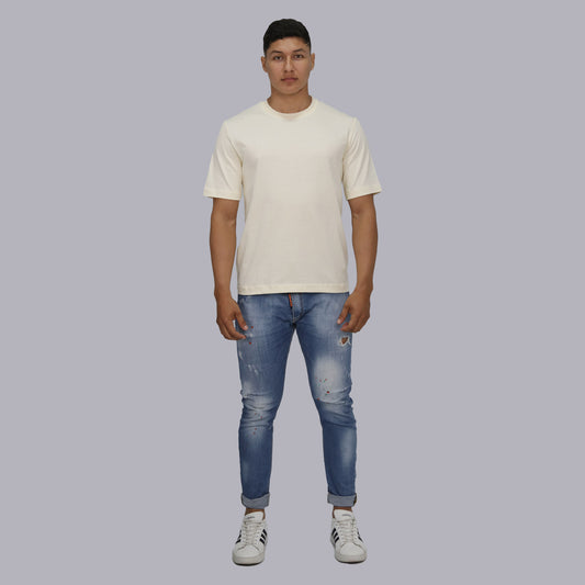 CAMISETA EUROPEA PREMIUM / MARFIL
