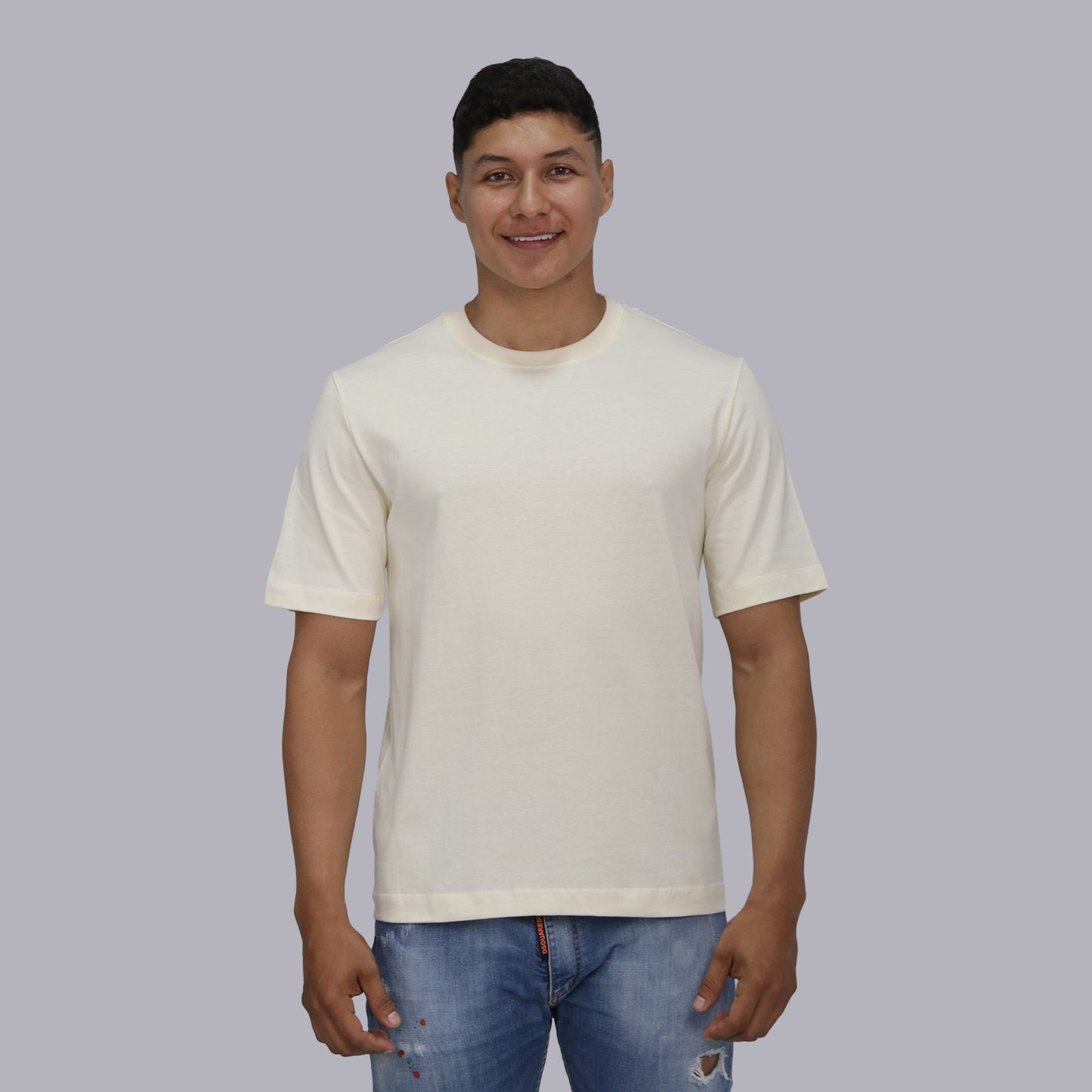 CAMISETA EUROPEA PREMIUM / MARFIL