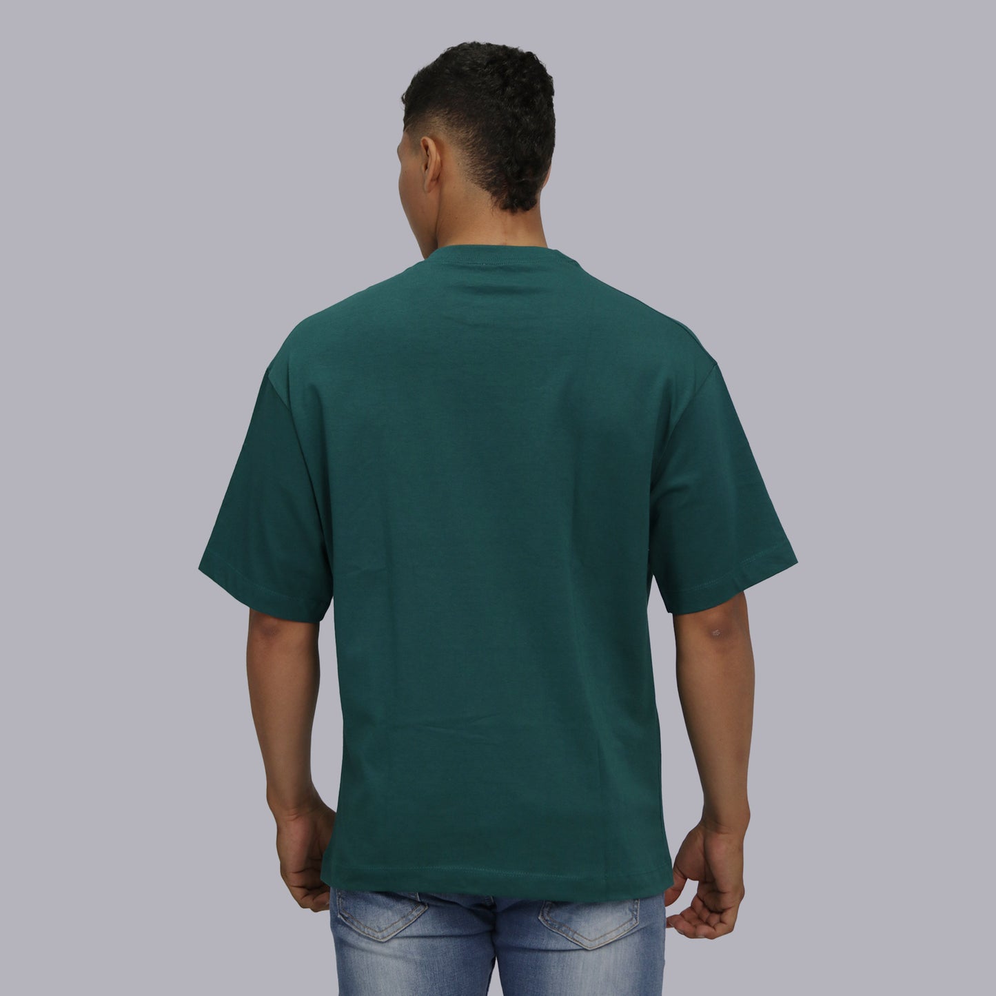CAMISETA OVERSIZE PREMIUM / VERDE BOTELLA